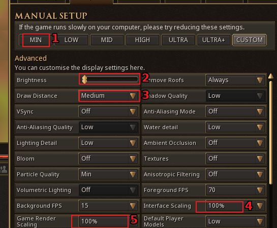 RS3 Graphics settings